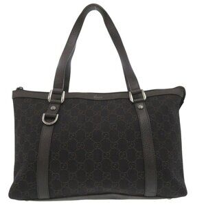 GUCCI Authentic Brown Leather Tote Bag